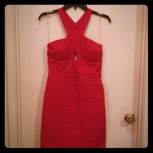 Sequin Hearts Sexy Red Mini Dress